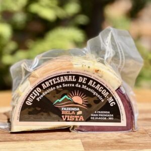 Queijo Artesanal Fazenda Bela Vista Meia Peça (Marinado, Defumado, Temperado e Tradicional)