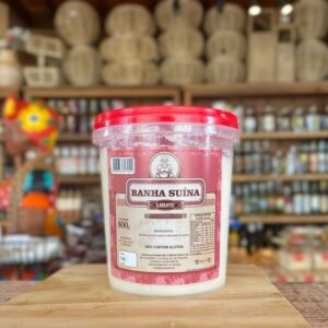 Banha Suina Em Lata/Pote Xavante 800g