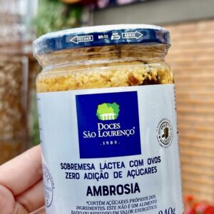 Ambrosia Zero Açúcar Doces São Lourenço 350g