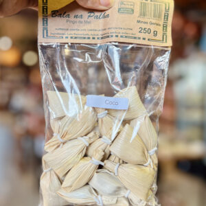 Bala na Palha Pingo de Mel 250g